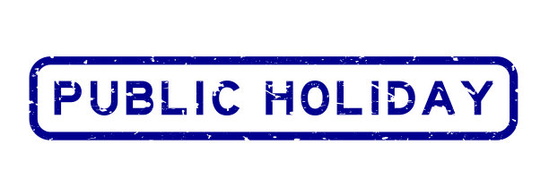 垃圾蓝色公众假日字方形橡胶印章邮票在白色背景图片下载