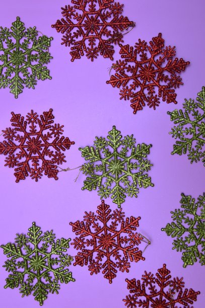 圣诞雪花图片下载