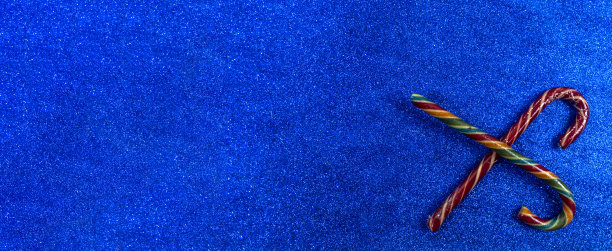 蓝色背景的卡片，传单，新年和圣诞节的横幅图片下载