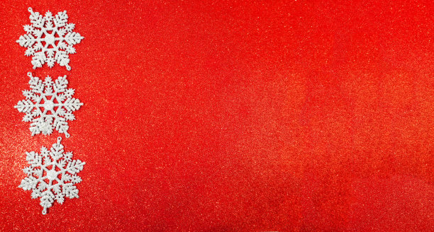 圣诞和新年红色背景的卡片，横幅，传单图片下载