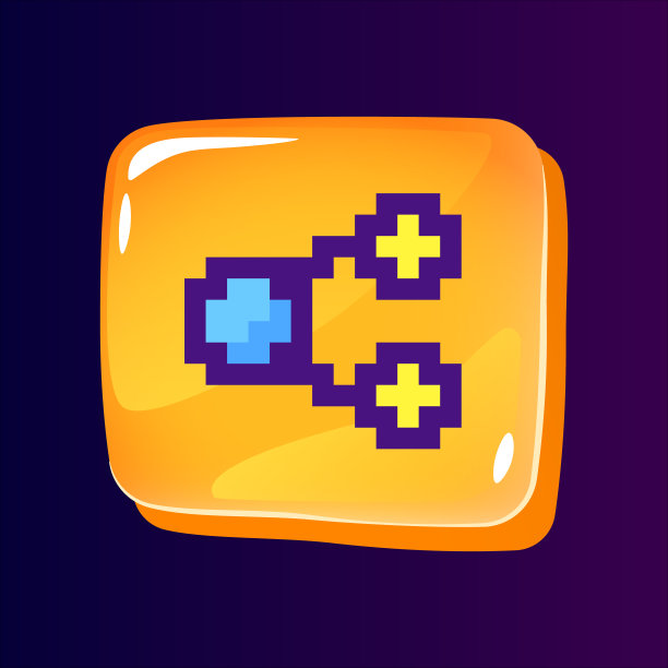 内容分享光泽的ui按钮与像素颜色图标图片下载