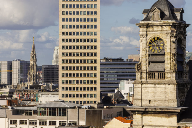 布鲁塞尔的街景图片下载