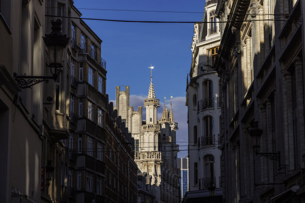 布鲁塞尔的街景图片下载