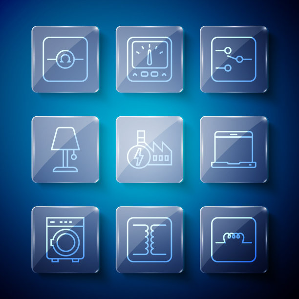 设置线垫圈电气变压器电感图片下载