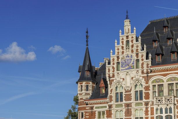 布鲁塞尔的街景图片下载