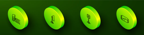 设置等距线摄影相机工作室灯泡图片下载