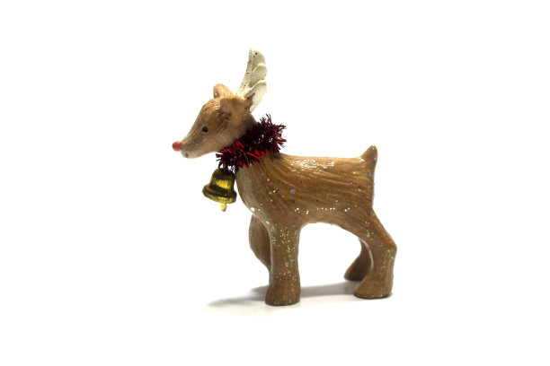 白色背景上的驯鹿图片下载