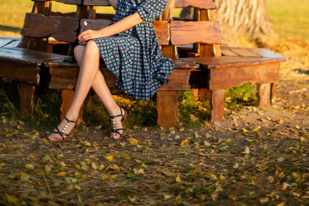 裁剪的细长的女性腿的形象图片下载