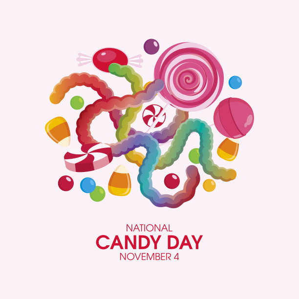 全国糖果日矢量图片下载