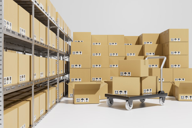 3d渲染工业仓库概念图片下载