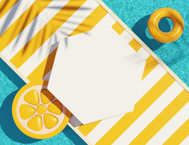 3d渲染顶视图的白色空白圆筒框架模拟和显示产品与水腐蚀剂下面游泳池或闪亮的射线。涟漪腐蚀剂。夏天的背景。创意概念。图片下载