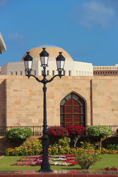 阿曼面具阿拉姆宫花园图片下载