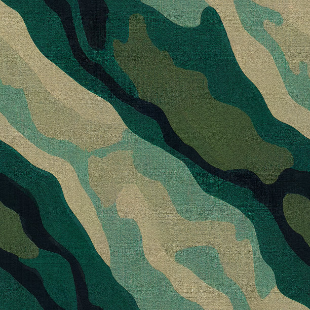 无缝军事迷彩图案。绿色迷彩织物。屏蔽背景瓷砖。图片下载