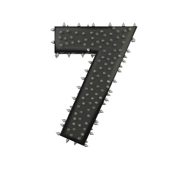 钉皮主题字体编号7图片下载