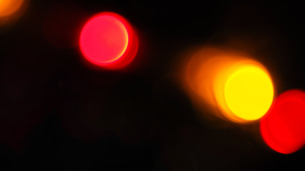 不同颜色的散景球图片下载