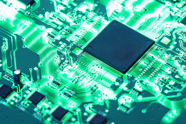 背光印刷电路板与处理器图片下载