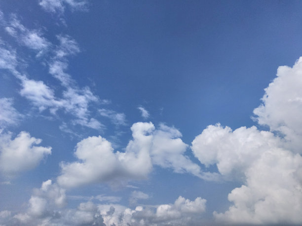 午后天空中艺术般的积云图片下载