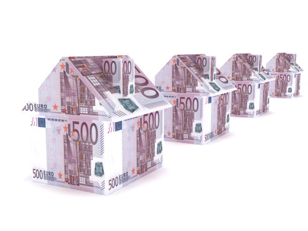 欧元货币融资房屋租赁购买房地产图片下载