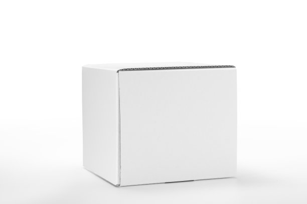 白色背景上的白框与剪切路径图片下载