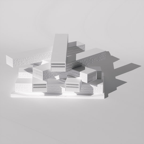 3D打印未来项目建筑特写图片下载