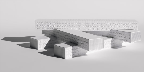 3D打印未来项目建筑特写图片下载