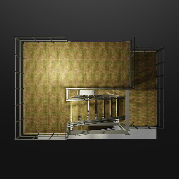 工业建筑三维插画图片下载