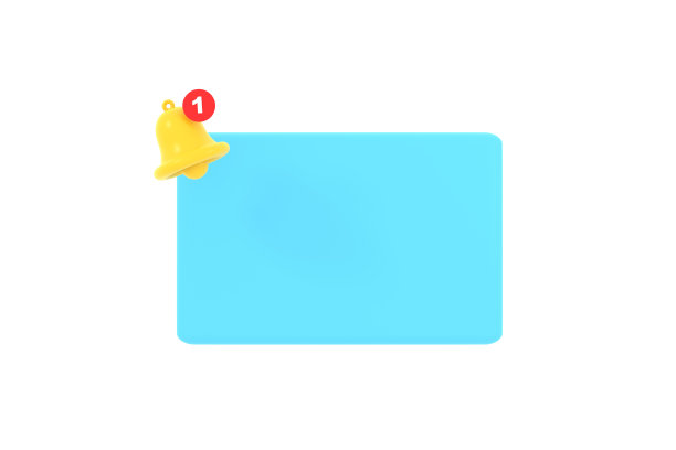 空提示弹出，通知铃声图标。图片下载