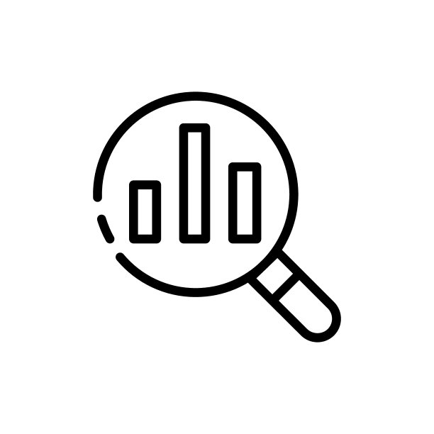 统计图表线图标。图表，统计，信息图，柱状图，饼状图，下降，增长，箭头，数据分析。经营理念。白色背景上的矢量黑线图标图片下载