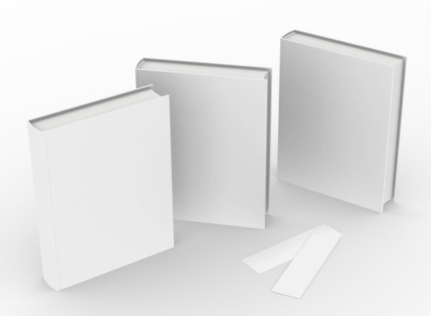 模板空书模型，3D渲染图片下载