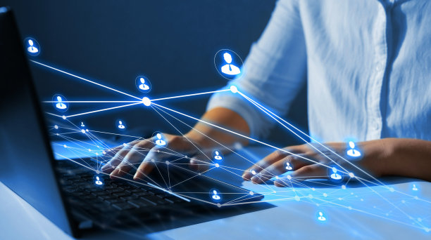 人力资源管理或HRM的概念。强大团队与成功公司的联系。图片下载