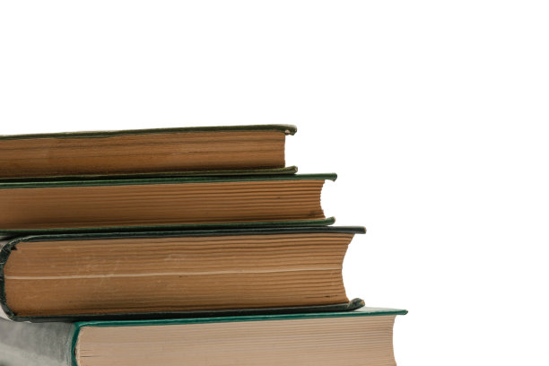 旧书孤立地印在白色背景上。图片下载