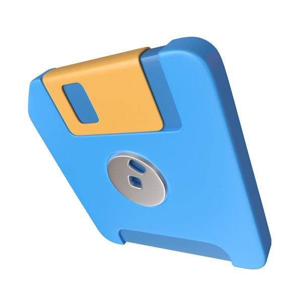 软盘3D插图图标图片下载