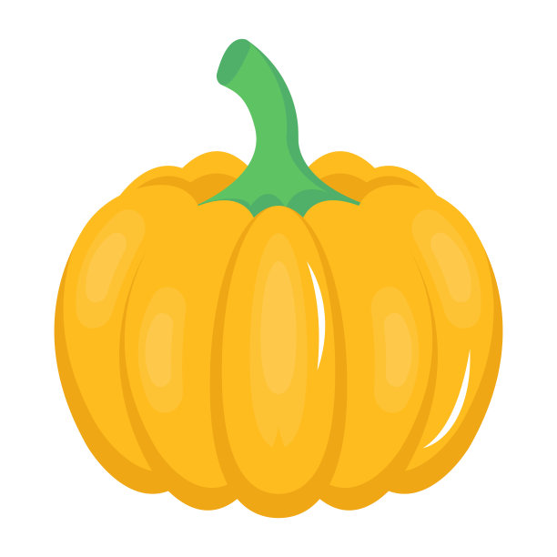 扁平风格南瓜图标图片下载