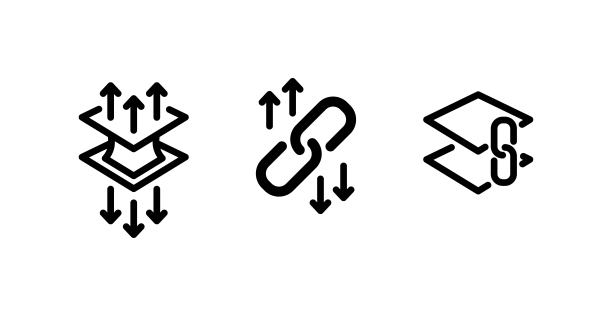 附着力图标，矢量插图图片下载