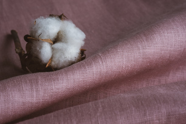 天然亚麻织物质地。亚麻图案纹理背景图片下载