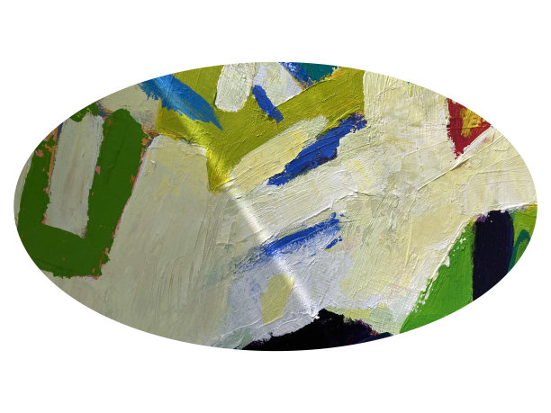 圆抽象画背景。色斑。油画和丙烯画的特写。图片下载