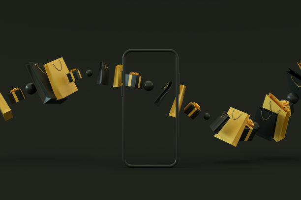 黑屏智能手机黑色星期五概念图片下载