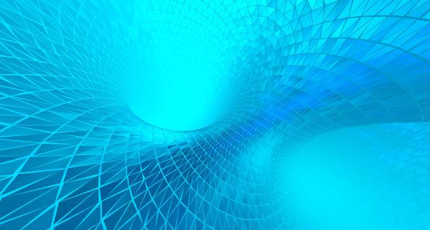 抽象多边形蓝色背景图片下载