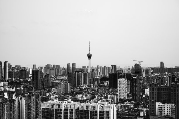 黑白成都图片下载