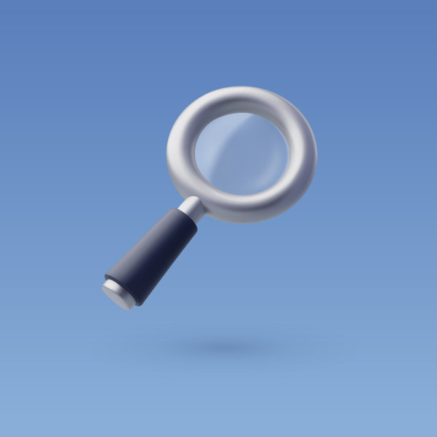 3d矢量放大镜。发现、阅读、研究、分析信息概念。图片下载