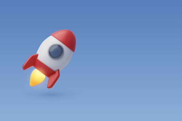 3d矢量火箭上升，科学，创业，空间，商业概念。图片下载