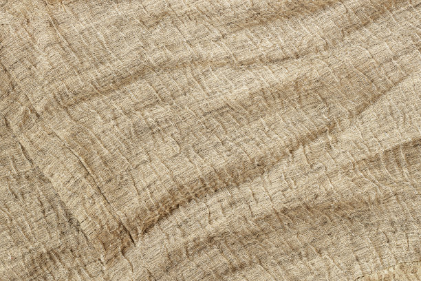 皱纹麻布粗麻布。特写的纹理。的背景图片下载