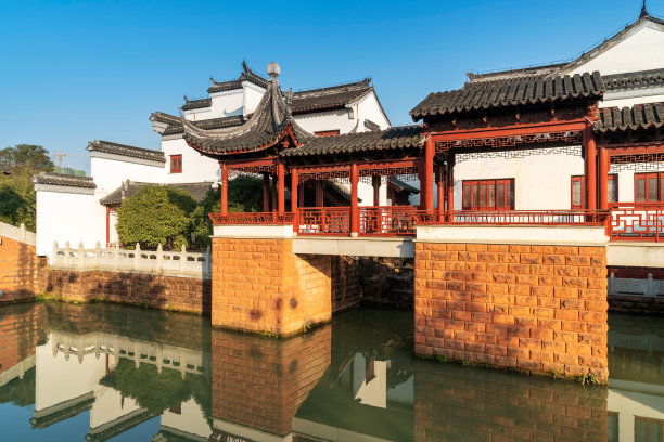 江南风格的传统园林图片下载