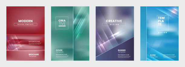 现代抽象封面集。图片下载