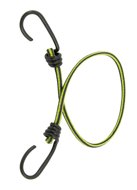 橡胶带系，橡胶挂钩，弹性带绳，隔离在白色背景图片下载