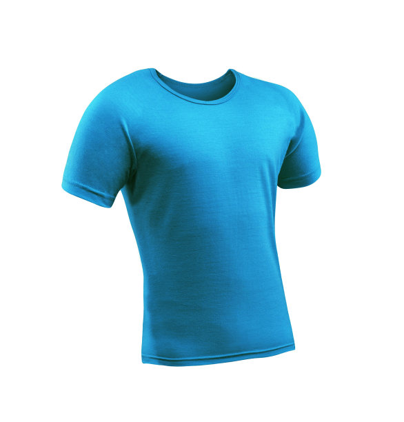 蓝色t恤和白色t恤分开图片下载