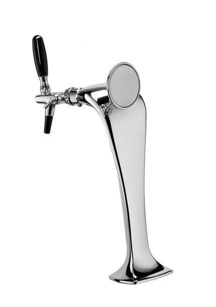 啤酒龙头孤立在白色背景上图片下载