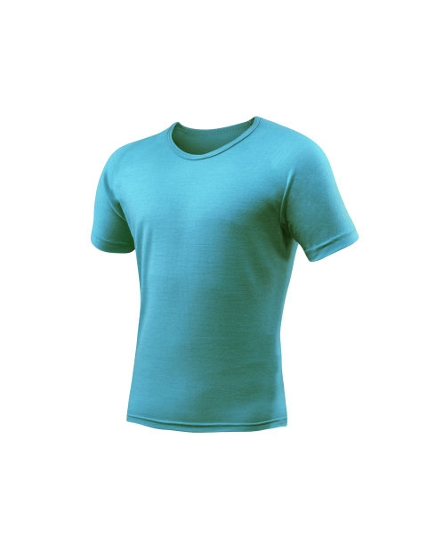 蓝色t恤孤立图片下载