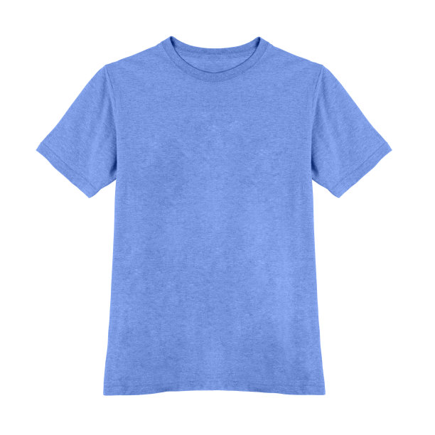 蓝色t恤衬在白色上图片下载