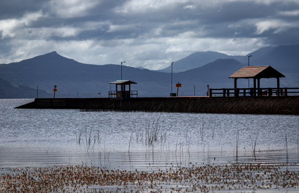 照片记录在航海公园- Lagoa dos Quadros在Capão da Canoa在里约热内卢大南，巴西。图片下载